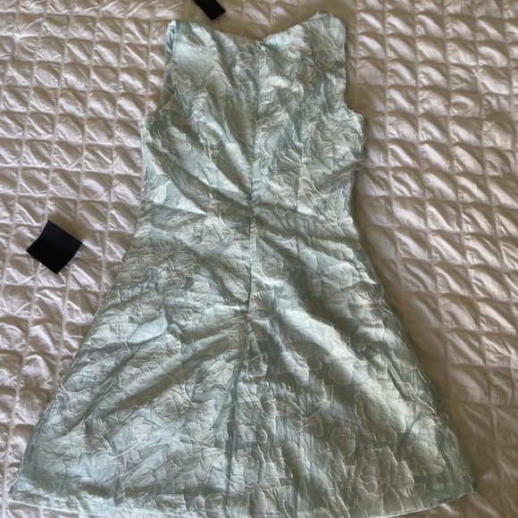 Lulu's Exquisite Moments light blue jacquard Sheath Mini Dress - Picture 10 of 14